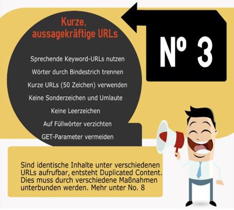 Infografik: Optimierung von URLs